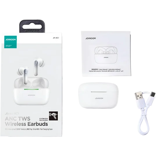 Airpods Joyroom Wireless Bluetooth JR-BC1 White